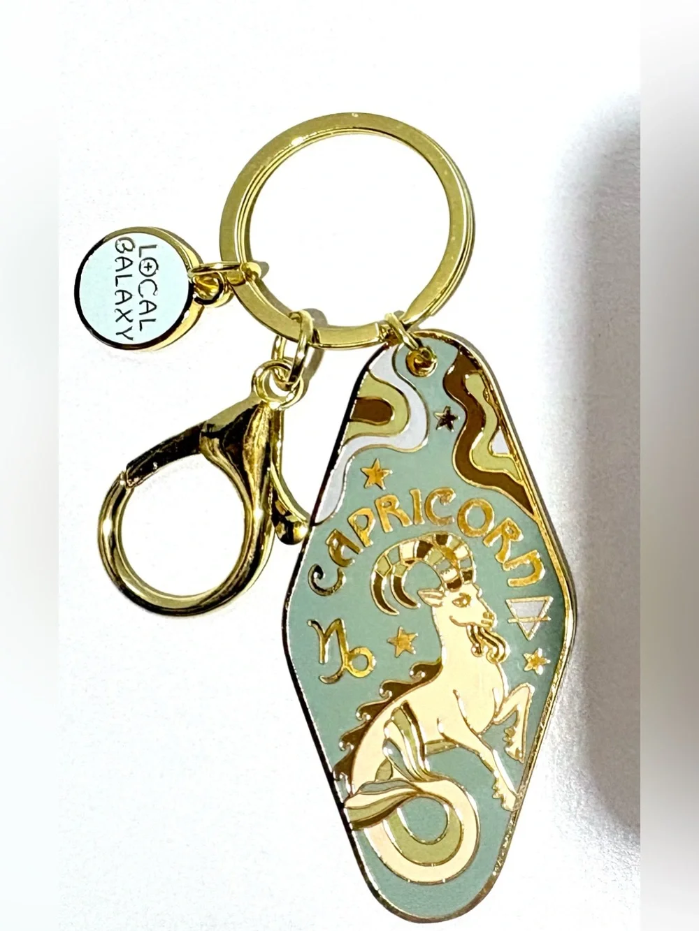 Capricorn Zodiac Keychain Bag Charm